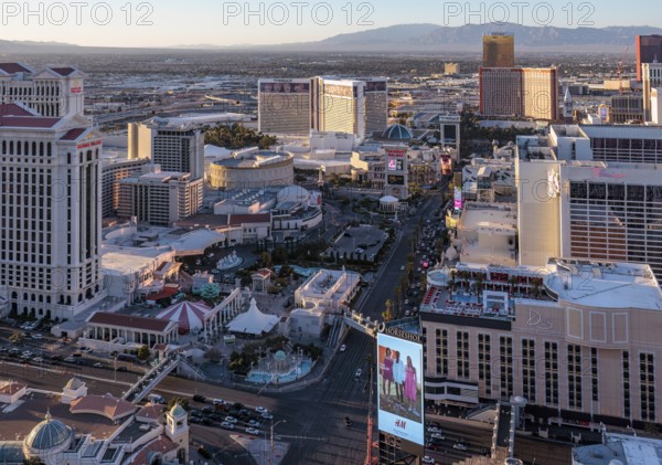 Casinos along Las Vegas Boulevard in Las Vegas, Nevada