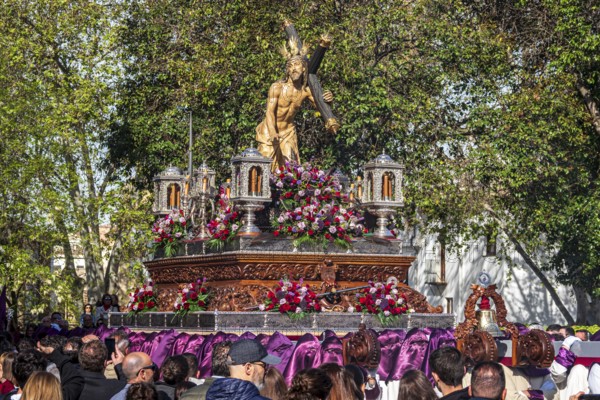 Semana santa procession, holy week before easter, Ubeda, Unesco heritage city, Andalusia, Spain