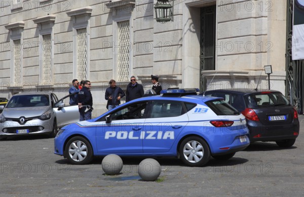 Polizia vehicle, Polizia di Statom State Police, one of the two general Italian police forces, Italy