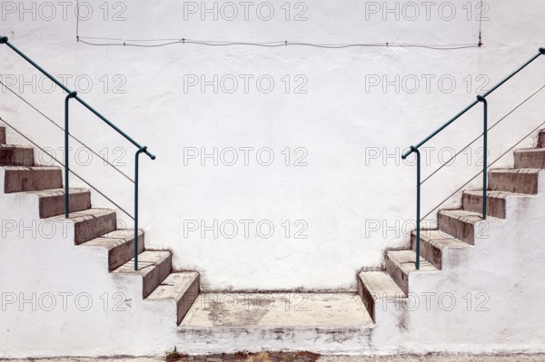Stairs, Angra do Heroismo, Island of Terceira, Azores, Portugal