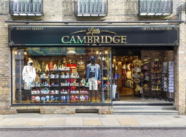 Little Cambridge gifts and souvenirs shop, Sidney Street, Cambridge, Cambridgeshire, England, UK