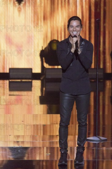 Julio Iglesias Jr. at the Beatrice Egli Show in Studio Berlin Adlershof on 08.04.2025. The broadcast will take place on Easter Saturday, 19 April 2025, 8:15 pm, on Ersten