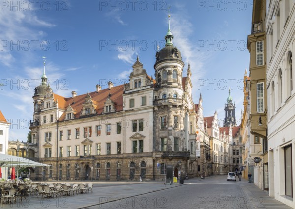 Royal Palace, south view, Dresden, Saxony, Germany