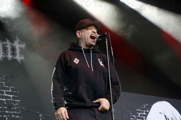 Ice-T (real name Tracy Lauren Marrow), rapper of Body Count ft. Ice-T during her European Tour 2024 live at the Zitadelle Spandau in Berlin on 11/06/2024
