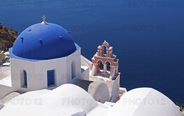 Church, Oia, Santorini, Cyclades, Greece