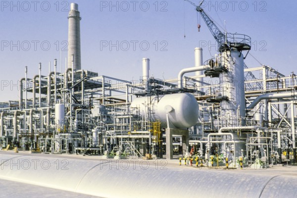 Oil industry in Ras Tanura area, Saudi Arabia, refinery 1979