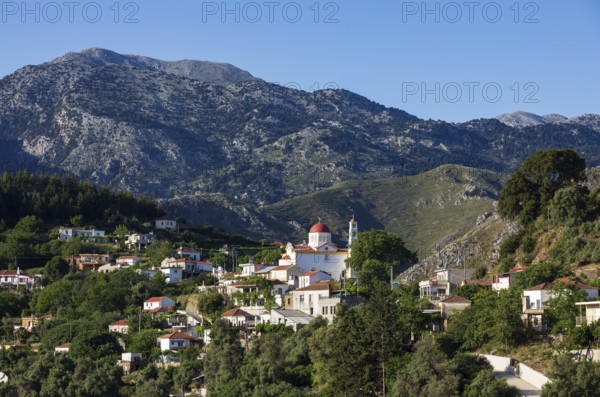 Mountain village Lakkoi, Crete, Greece