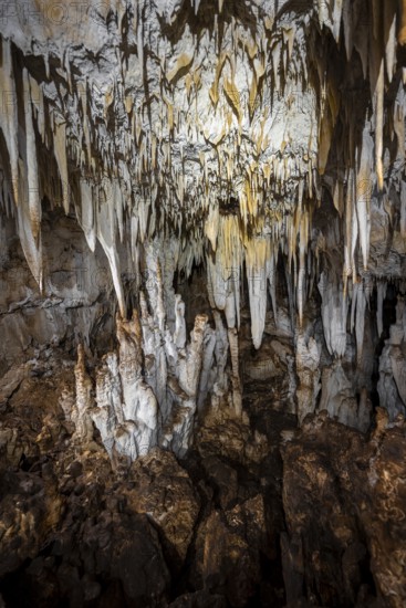 Stalactite cave, Terciopelo Cave, Barra Honda National Park, Costa Rica