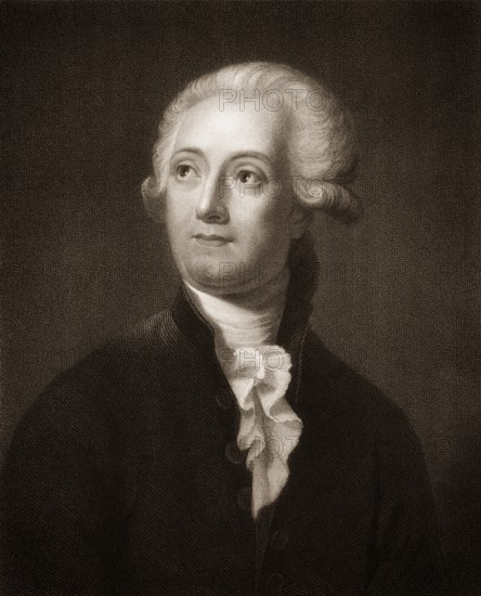 Antoine-Laurent de Lavoisier, 1743 - 1794, a French nobleman and chemist, Antoine Laurent de Lavoisier, 1743 - 1794, ein französischer Chemiker, Rechtsanwalt