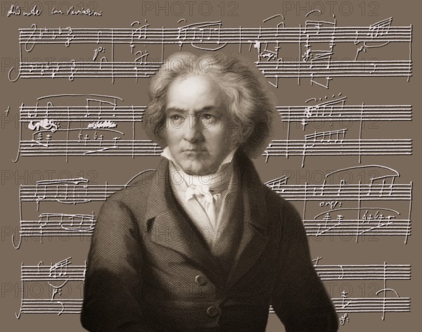 Handwritten Piano Sonata No. 12 in A? major, Op. 26, Ludwig van Beethoven, 1770 -1827, German composer
