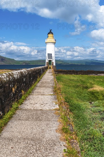 Rubha nan Gall, Tobermory Lighthouse, Tobermory, Isle of Mull, Scotland, UK