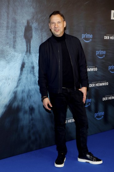 Sebastian Fitzek at the premiere of FITZEKS DER HEIMWEG at the Delphi Filmpalast in Berlin on 14 January 2025