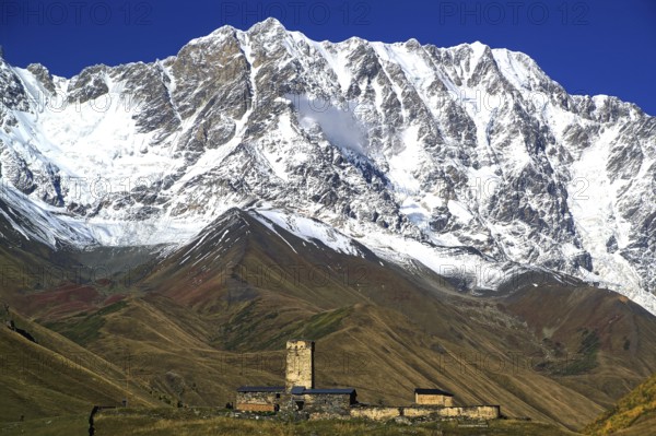 Georgiem, Sveneti, Ushguli, Lamaria Church, Ushguli, Svaneti, Georgia