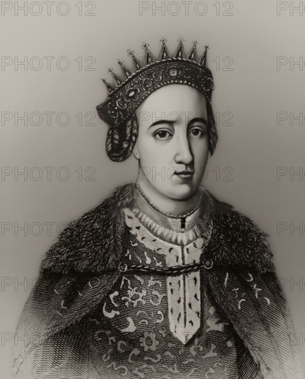 Margaret I, Margrete Valdemarsdatter, 1353 – 1412, ruler of Denmark, Norway and Sweden, digitally altered