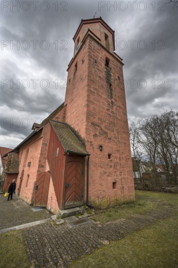Baroque St Vitus Church, built in 1464, Altenthann. Middle Franconia, Bavaria, Germany