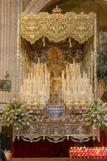 Processional table (Trono), Iglesia del Sagrario, Cathedral in Granada, Spain