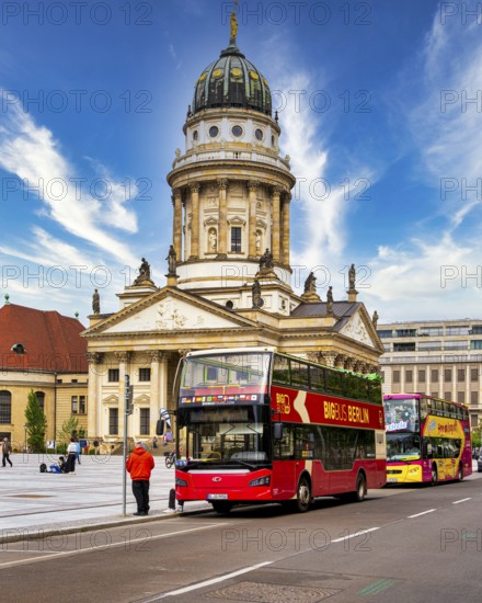 Sightseeing tour buses, Gendarmenmarkt, Berlin, Germany