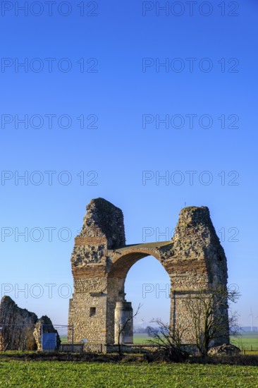 Roman excavation, Heidentor, Petronell-Carnuntum, Carnuntum Archaeological Park, Industrial Quarter, Lower Austria, Austria