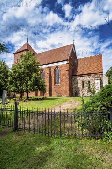 Mestlin Village Church, Mecklenburg-Western Pomerania, Germany