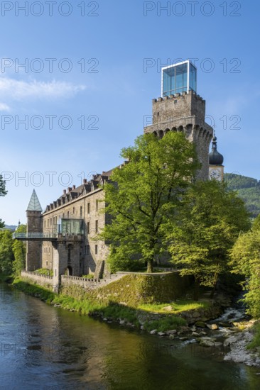 Keep, Rothschild Castle, Rothschild Palace, Five Elements Museum, Waidhofen an der Ybbs, Mostviertel, Lower Austria, Austria