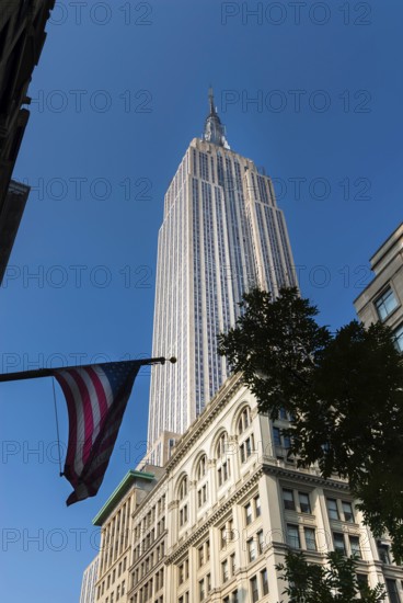 Empire state building, architecture, skyscraper, Manhattan, New York City, USA