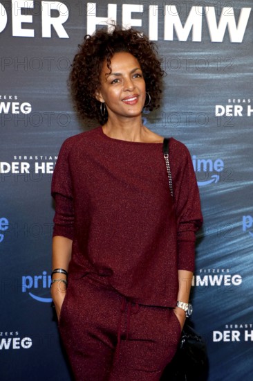Dennenesch Zoudé at the premiere of FITZEKS DER HEIMWEG at the Delphi Filmpalast in Berlin on 14 January 2025