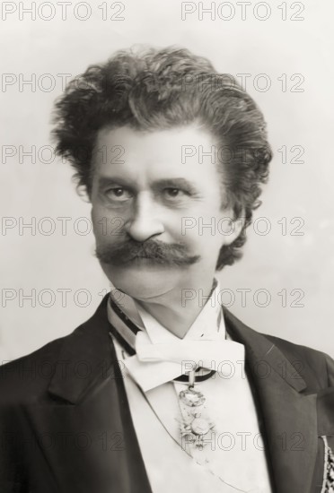 Johann Baptist Strauss II, 1825 – 1899, also known as Johann Strauss Jr., Austrian composer and violinist, 1890, digitally edited