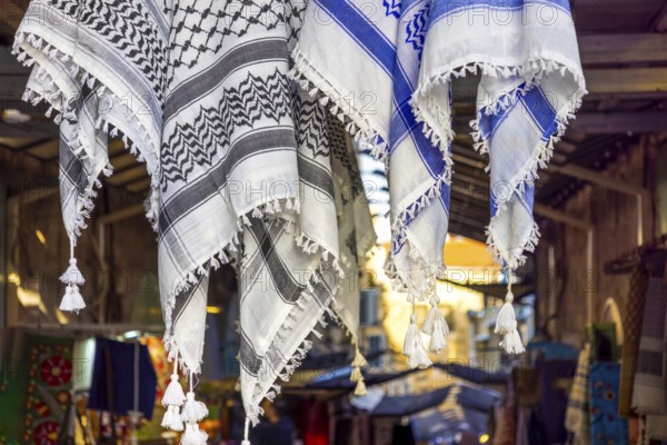 Jerusalem Old City Arab quarter near Church of Holy Sepulchre, Western Wall and Dome of the Rock