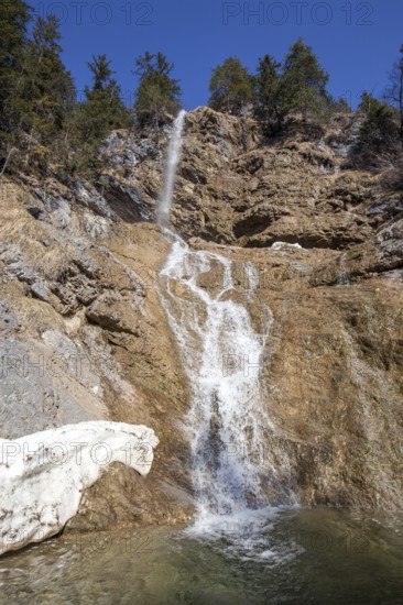 Zipfelsbach waterfalls, near Hinterstein, Bad Hindelang, Oberallgäu, Allgäu, Bavaria, Germany