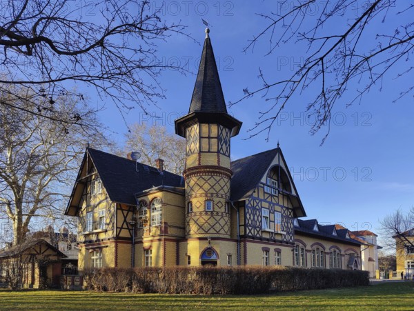 Old Waterworks, heritage-protected former waterworks in the World Heritage town of Quedlinburg, Saxony-Anhalt, Germany