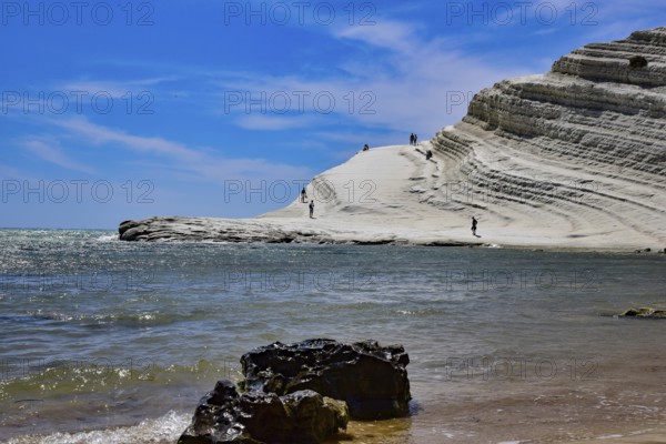 Sacala dei Turchi, or Stairway of the Turks, near Agrigento, in Sicily, Italy