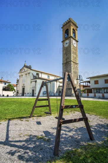 Church in Cisterna, Coseano, Friuli-Venezia Giulia, Italy