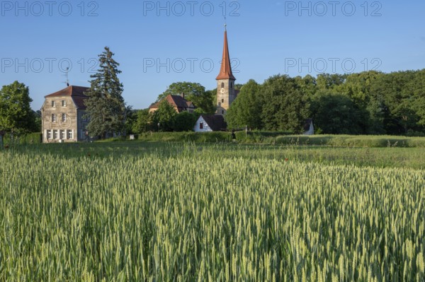Church, St Egidien, Beerbach, Middle Franconia, Bavaria, Germany