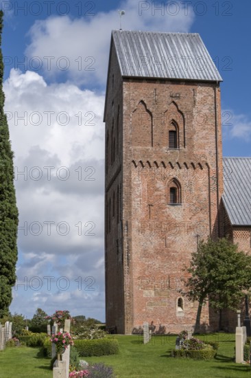 St Laurentii Church, Süderende, Föhr Island, North Sea, Schleswig-Holstein, Germany