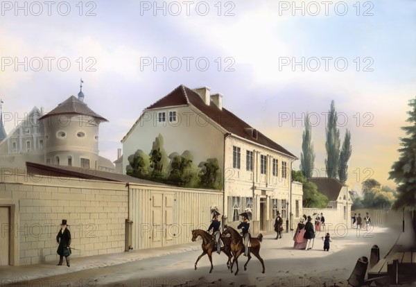 Immanuel Kant's house in Königsberg, now Kaliningrad, Russia