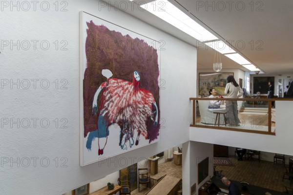 Interior of Kettle's Yard art gallery museum, Cambridge, Cambridgeshire, England, UK
