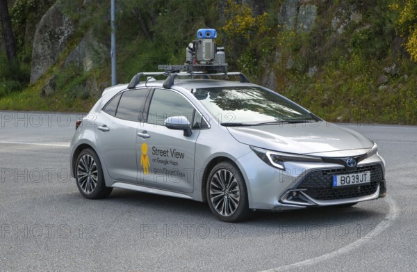Google Maps Streetview car camera filming vehicle, Frende, Baiao, Portugal
