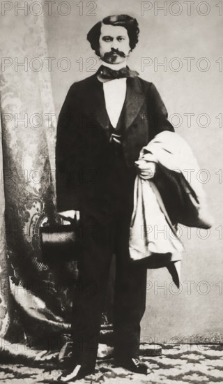 Johann Baptist Strauss II, 1825 – 1899, Austrian composer and violinist, 1879, digitally edited