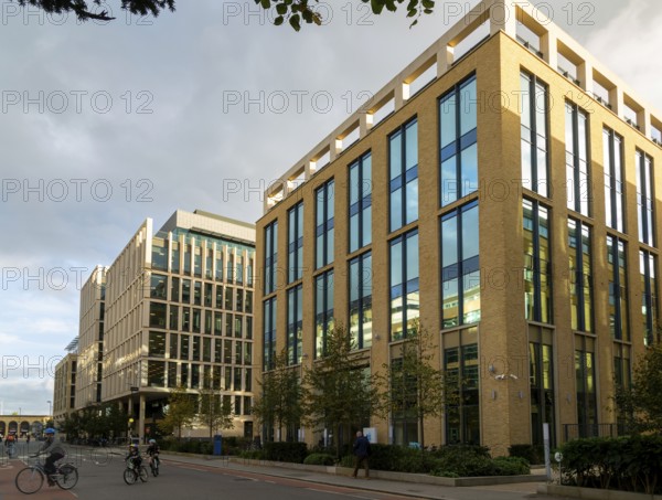 Modern offices CB1 redevelopment project, Station Road, Cambridge, Cambridgeshire, England, UK