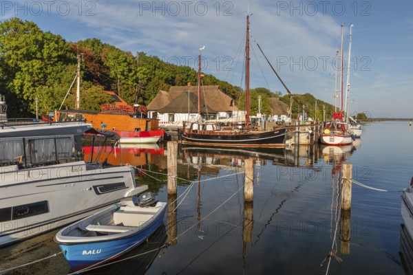 Harbour of Kloster, Hiddensee Island, Rügen, Pomerania, Mecklenburg-Western Pomerania, Germany, Vitte, Mecklenburg-Western Pomerania, Germany