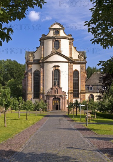Himmerod Abbey, abbey church and abbey building, Cistercian abbey, municipality of Grosslittgen, Eifel, Rhineland-Palatinate, Germany