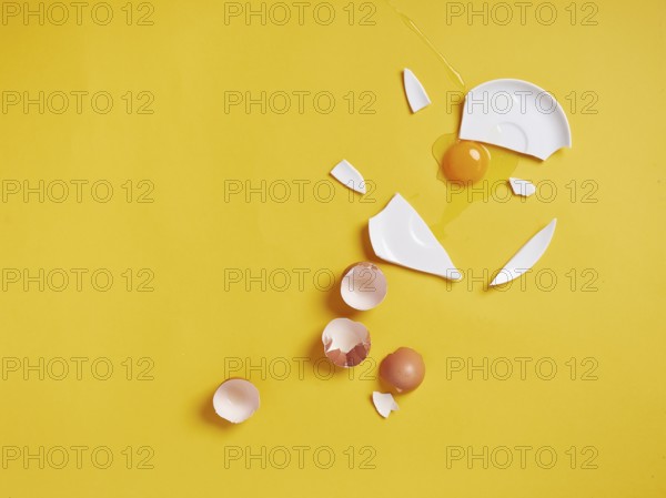 Broken egg plate error concept 404