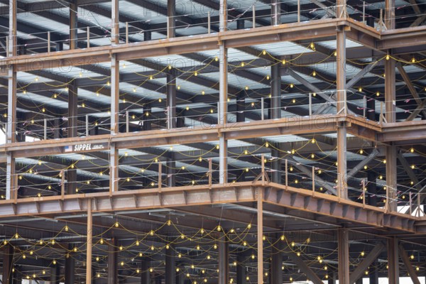 Detroit, Michigan - A Science Research Center being built by Henry Ford Health and Michigan State University. More than 500 scientists will research cancer, neuroscience, immunology, hypertension, and more when the Center opens in 2027. Michigan State says it has lost $82 million in federal health research grants since the Trump Administration took office