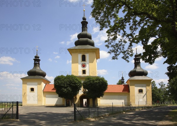 Pilgrimage Church of Maria Loreto in Starý Hroznatov, Altkinsberg, Cheb District, Cheb, Bohemia, Cheb Region, Czech Republic