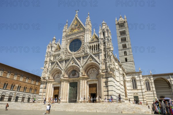 Cathedral of Siena, Cattedrale di Santa Maria Assunta, main church of the city of Siena, Tuscany, Italy