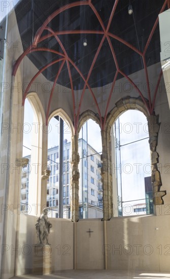 View into the DenkRaum Sophienkirche near the Postplatz, Dresden, Saxony, Germany