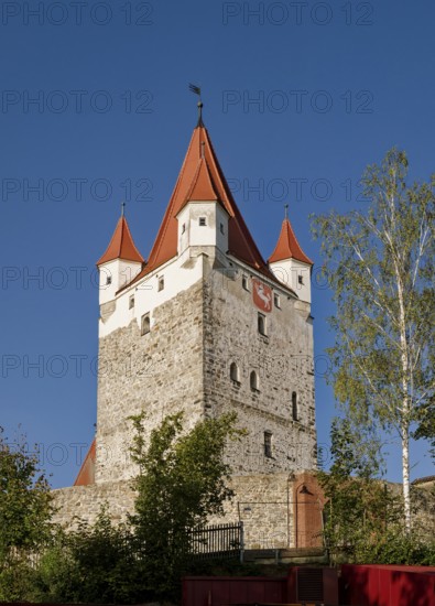 Castle tower, castle, Haag Castle, Haag in Upper Bavaria, Bavaria, Germany