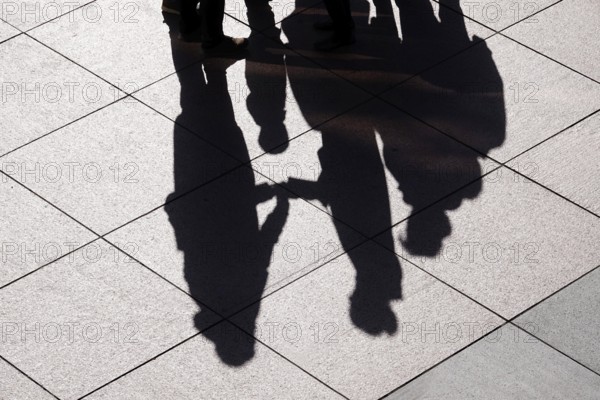 Shadows of people, Germany