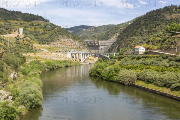 Barragem do Tua, Foz Tua hydroelectricity dam, Tua, Alto Douro, Portugal, Europe