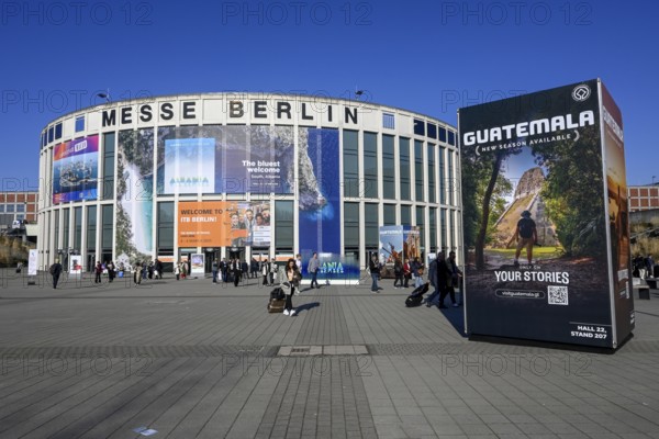 South entrance of the exhibition centre during the International Tourism Exchange (ITB), Berlin, Germany